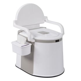 Outdoor Toilet Car Portable Folding Storage Bucket Anti-Odor Toilet Toilet Adult Self-Driving Camping Emergency Mobile Bidet Traveling