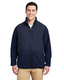 Men's Journey Summit Hybrid Full-Zip - BLACK/ BLACK - 5XL (Color: CLSC NVY/ CLS NV, size: S)