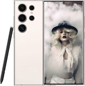 S24 Ultra Cell Phone 5G Unlocked Phone,Smartphone with Tool Pen, Android 14.0 Cell Phone 6GB+256GB Dual SIM Dual Standby OTG (Color: White)